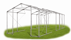 Skladový stan 6x17x3,5m střecha PVC 580g/m2 boky PVC 500g/m2 konstrukce ZIMA PLUS