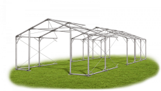 Skladový stan 5x26x2m střecha PVC 620g/m2 boky PVC 620g/m2 konstrukce POLÁRNÍ