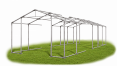 Skladový stan 6x23x3m střecha PVC 580g/m2 boky PVC 500g/m2 konstrukce ZIMA