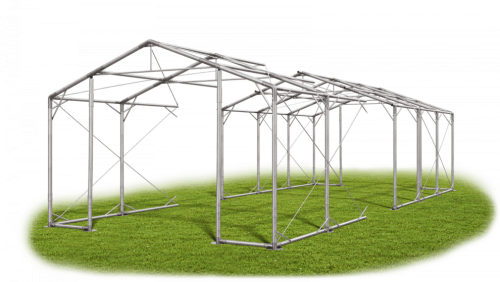 Skladový stan 8x20x3m strecha PVC 560g/m2 boky PVC 500g/m2 konštrukcia POLÁRNA