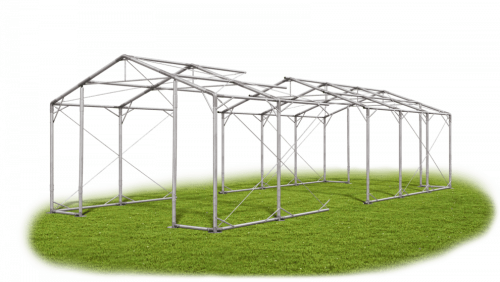 Skladový stan 4x22x3m strecha PVC 560g/m2 boky PVC 500g/m2 konštrukcia POLÁRNA