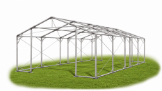 Skladový stan 8x9x2m strecha PVC 580g/m2 boky PVC 500g/m2 konštrukcia POLÁRNA