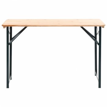 Skládací pivní set stůl se 2 lavicemi 118 cm jedle