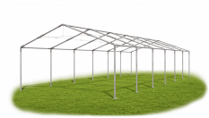 Párty stan 5x12x2m střecha PVC 560g/m2 boky PVC 500g/m2 konstrukce LÉTO