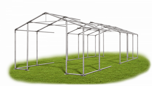 Skladový stan 8x19x2,5m střecha PVC 580g/m2 boky PVC 500g/m2 konstrukce ZIMA
