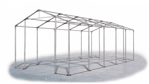 Skladový stan 4x10x4m střecha PVC 620g/m2 boky PVC 620g/m2 konstrukce ZIMA
