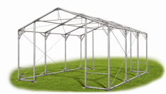 Skladový stan 5x6x2,5m střecha PVC 560g/m2 boky PVC 500g/m2 konstrukce POLÁRNÍ PLUS