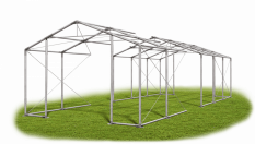 Skladový stan 6x15x3m střecha PVC 580g/m2 boky PVC 500g/m2 konstrukce ZIMA PLUS