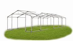 Skladový stan 4x16x2m střecha PVC 620g/m2 boky PVC 620g/m2 konstrukce ZIMA