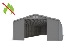 Skladová hala 8x20x3m šedá