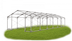 Skladový stan 4x12x2m střecha PVC 560g/m2 boky PVC 500g/m2 konstrukce POLÁRNÍ