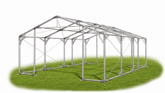 Skladový stan 5x7x2m strecha PVC 580g/m2 boky PVC 500g/m2 konštrukcia POLÁRNA PLUS