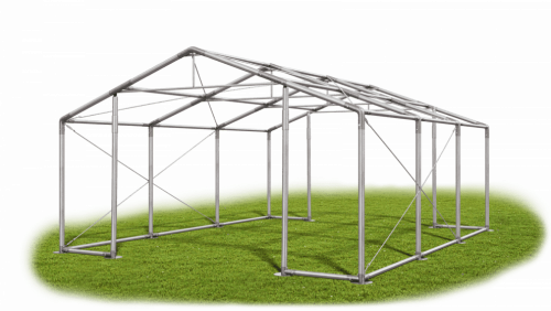 Skladový stan 5x6x2m střecha PVC 560g/m2 boky PVC 500g/m2 konstrukce ZIMA PLUS