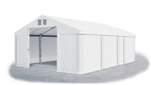 Skladový stan 4x7x2m střecha PVC 580g/m2 boky PVC 500g/m2 konstrukce LÉTO