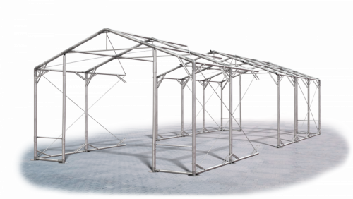 Skladový stan 5x28x3m strecha PVC 560g/m2 boky PVC 500g/m2 konštrukcia POLÁRNA PLUS