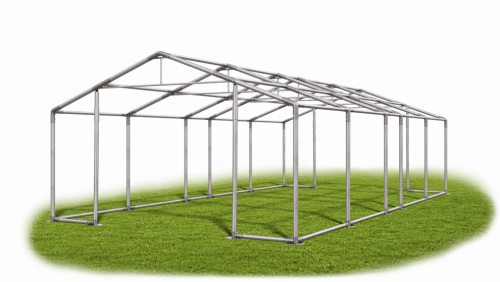 Skladový stan 8x9x2m strecha PVC 580g/m2 boky PVC 500g/m2 konštrukcia ZIMA