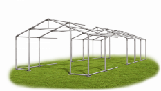 Skladový stan 8x16x2m střecha PVC 620g/m2 boky PVC 620g/m2 konstrukce ZIMA