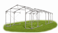 Skladový stan 6x16x3m strecha PVC 560g/m2 boky PVC 500g/m2 konštrukcia POLÁRNA PLUS