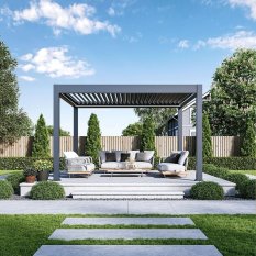 Elektrická bioklimatická pergola PRESTIGE 4x4 m