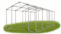 Skladový stan 5x9x3,5m střecha PVC 580g/m2 boky PVC 500g/m2 konstrukce ZIMA