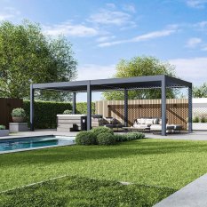 Elektrická bioklimatická pergola PRESTIGE 8x4 m