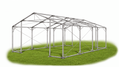 Skladový stan 4x7x2m střecha PVC 580g/m2 boky PVC 500g/m2 konstrukce POLÁRNÍ