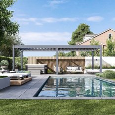 Elektrická bioklimatická pergola PRESTIGE 8x4 m