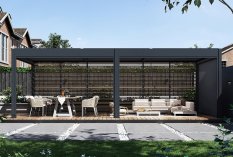 Bioklimatická pergola 8x4 m INTRO DUO