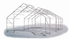Skladová hala 10x16x3m střecha boky PVC 720 g/m2 konstrukce ARKTICKÁ