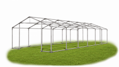 Skladový stan 4x12x2m střecha PVC 620g/m2 boky PVC 620g/m2 konstrukce ZIMA