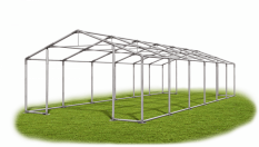 Skladový stan 5x12x2m střecha PVC 620g/m2 boky PVC 620g/m2 konstrukce ZIMA