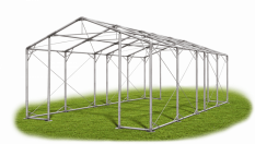 Skladový stan 5x9x2,5m strecha PVC 580g/m2 boky PVC 500g/m2 konštrukcia POLÁRNA