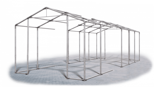 Skladový stan 5x14x3,5m střecha PVC 560g/m2 boky PVC 500g/m2 konstrukce ZIMA