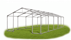 Skladový stan 8x10x2m strecha PVC 620g/m2 boky PVC 620g/m2 konštrukcia ZIMA