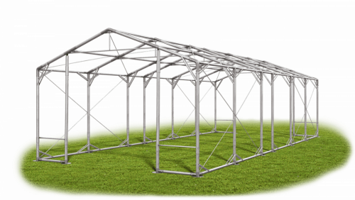 Skladový stan 6x11x2,5m strecha PVC 580g/m2 boky PVC 500g/m2 konštrukcia POLÁRNA PLUS