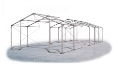 Skladový stan 8x40x2m střecha PVC 560g/m2 boky PVC 500g/m2 konstrukce ZIMA PLUS
