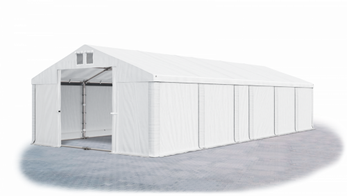 Skladový stan 4x11x2m strecha PVC 580g/m2 boky PVC 500g/m2 konštrukcie LETO PLUS