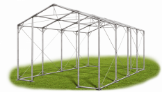 Skladový stan 8x8x3,5m strecha PVC 560g/m2 boky PVC 500g/m2 konštrukcia POLÁRNA