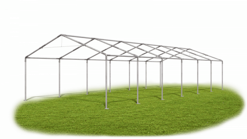 Skladový stan 4x12x2m střecha PVC 560g/m2 boky PVC 500g/m2 konstrukce LÉTO