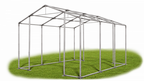 Skladový stan 4x6x3,5m strecha PVC 620g/m2 boky PVC 620g/m2 konštrukcia ZIMA
