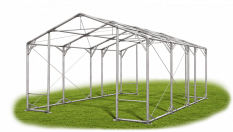 Skladový stan 5x7x2,5m střecha PVC 580g/m2 boky PVC 500g/m2 konstrukce POLÁRNÍ PLUS