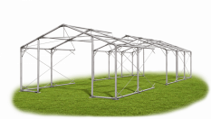 Skladový stan 8x18x2m strecha PVC 560g/m2 boky PVC 500g/m2 konštrukcia POLÁRNA