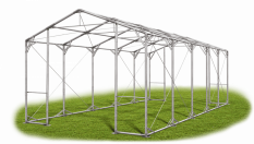 Skladový stan 5x10x3,5m strecha PVC 560g/m2 boky PVC 500g/m2 konštrukcia POLÁRNA PLUS
