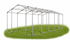 Skladový stan 4x10x3,5m střecha PVC 620g/m2 boky PVC 620g/m2 konstrukce ZIMA