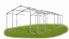 Skladový stan 6x28x2,5m střecha PVC 620g/m2 boky PVC 620g/m2 konstrukce ZIMA PLUS