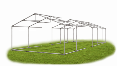 Skladový stan 5x21x2m strecha PVC 580g/m2 boky PVC 500g/m2 konštrukcie LETO PLUS
