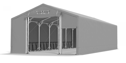 Skladový stan celoročný 8x12x3m nehorľavá plachta PVC 600g/m2 konštrukcia POLÁRNA PLUS Skladový stan celoročný 8x12x3m nehorľavá plachta PVC 600g/m2 konštrukcia POLÁRNA PLUS