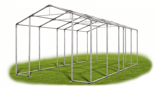 Skladový stan 5x9x3,5m střecha PVC 580g/m2 boky PVC 500g/m2 konstrukce ZIMA