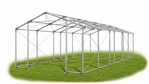 Skladový stan 5x11x3m strecha PVC 580g/m2 boky PVC 500g/m2 konštrukcie ZIMA PLUS
