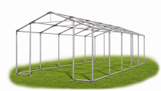 Párty stan 5x10x2,5m strecha PVC 560g/m2 boky PVC 500g/m2 konštrukcia ZIMA